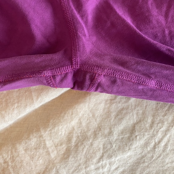 GUC Nike purple w/orange stripe crops - Picture 5 of 6